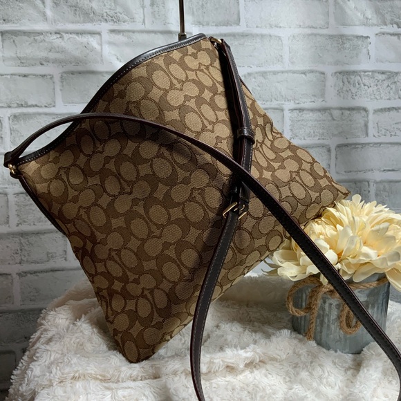 Coach Tan and Brown Crossbody Bag - Picture 2 of 2